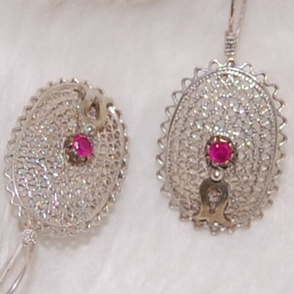 NIB Merve Silver, Genuine Sterling 925 Silver Earrings - Picture 8 of 13